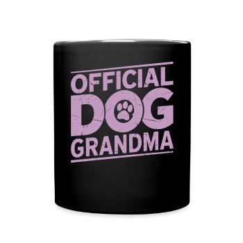 Cadeaux de grand-mère pour chien - Mug uni - noir - Devant