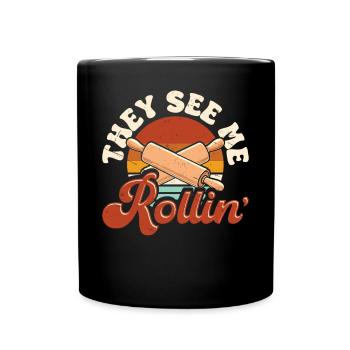 Bake - Full Colour Mug - black - Front