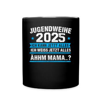 Youth Consecration 2025 Girl Boy - Full Colour Mug - black - Front