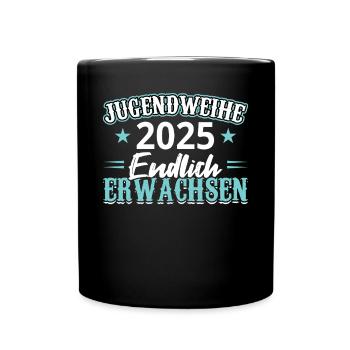 Youth Consecration 2025 Girl Boy - Full Colour Mug - black - Front