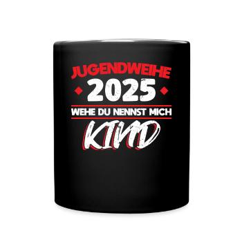 Youth Consecration 2025 Girl Boy - Full Colour Mug - black - Front
