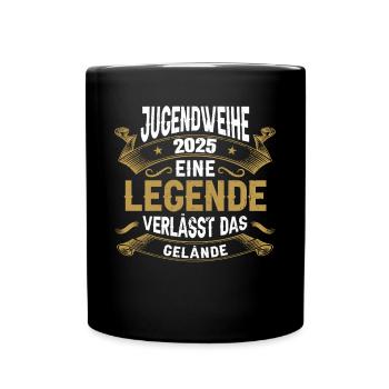 Youth Consecration 2025 Girl Boy - Full Colour Mug - black - Front