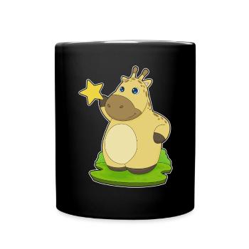 Giraffe Star - Full Colour Mug - black - Front