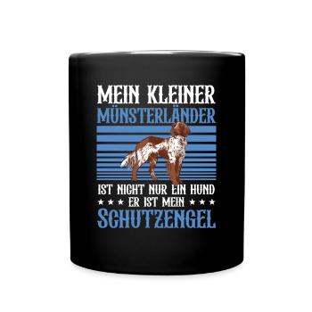 Kleiner Münsterländer nicht nur ein Hund - Tasse einfarbig - Schwarz - Vorne