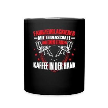 Vehicle painter with passion Painter - Full Colour Mug - black - Front