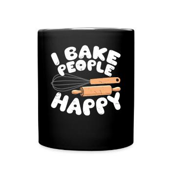 Boulangerie Boulangerie Boulangerie - Mug uni - noir - Devant