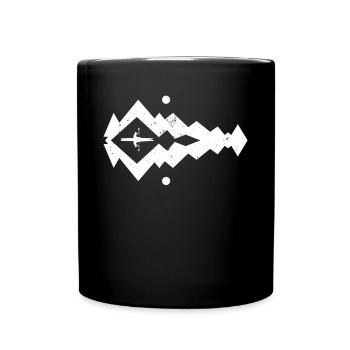 Watersports Kayaking Kayak Canoeing Kayaker - Tasse einfarbig - Schwarz - Vorne