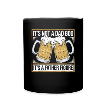 Ce n’est pas un corps de papa, c’est une figure paternelle pour la fête des pères - Mug uni - noir - Devant