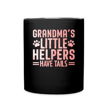 Cadeaux de grand-mère pour chien - Mug uni - noir - Devant