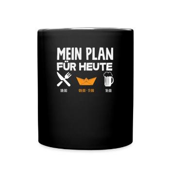 Origami My plan for today Creative - Full Colour Mug - black - Front