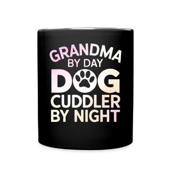 Cadeaux de grand-mère pour chien - Mug uni - noir - Devant