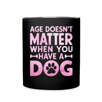 Cadeaux de grand-mère pour chien - Mug uni - noir - Devant