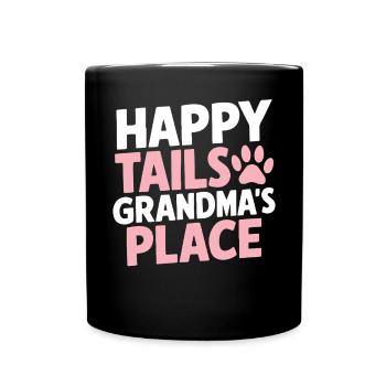 Cadeaux de grand-mère pour chien - Mug uni - noir - Devant