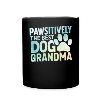 Cadeaux de grand-mère pour chien - Mug uni - noir - Devant