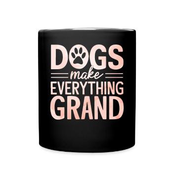 Cadeaux de grand-mère pour chien - Mug uni - noir - Devant