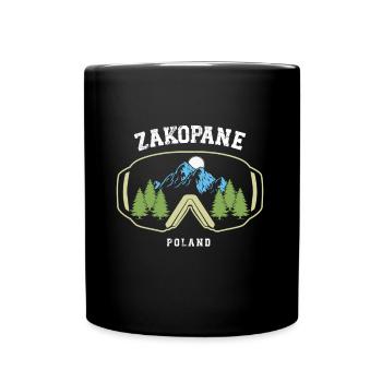 Skigebiet Zakopane Polnisches Gebirge Skifahren Polen - Tasse einfarbig - Schwarz - Vorne
