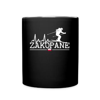 Skigebiet Zakopane Polnisches Gebirge Skifahren Polen - Tasse einfarbig - Schwarz - Vorne
