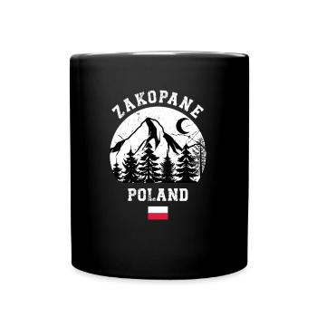 Skigebiet Zakopane Polnisches Gebirge Skifahren Polen - Tasse einfarbig - Schwarz - Vorne