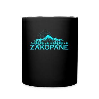 Skigebiet Zakopane Polnisches Gebirge Skifahren Polen - Tasse einfarbig - Schwarz - Vorne