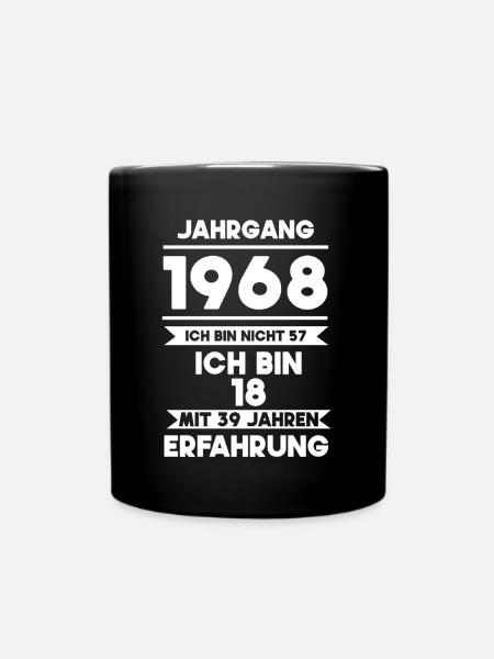 Spruch Jahrgang 1968 - Tasse einfarbig - Schwarz