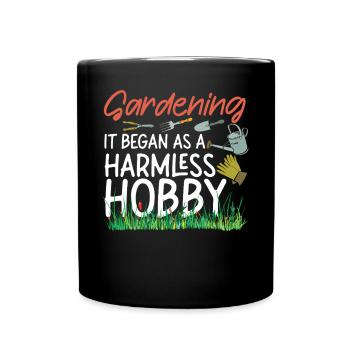 Plant Lover Gardening Gardening It - Tasse einfarbig - Schwarz - Vorne