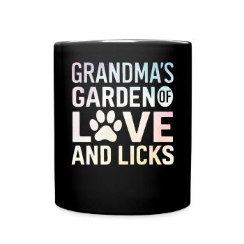 Cadeaux de grand-mère pour chien - Mug uni - noir - Devant