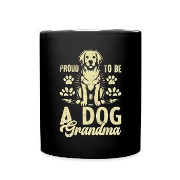 Cadeaux de grand-mère pour chien - Mug uni - noir - Devant