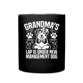 Cadeaux de grand-mère pour chien - Mug uni - noir - Devant