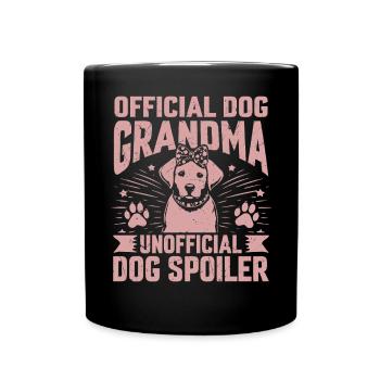 Cadeaux de grand-mère pour chien - Mug uni - noir - Devant
