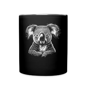 Koala Bear Australia Koala Bear Cute Koala Bears - Full Colour Mug - black - Front