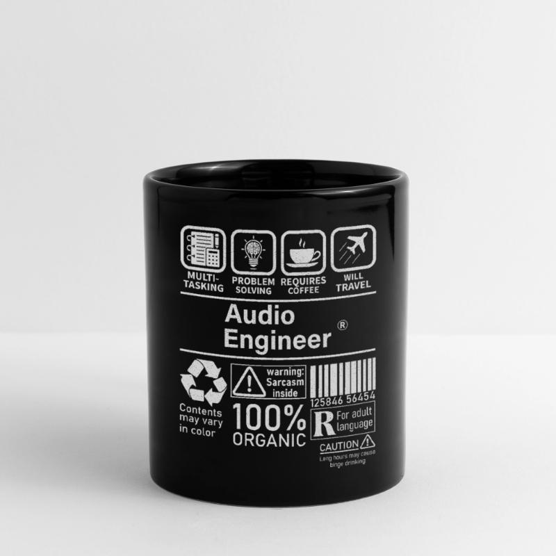 Audio Engineer multi tasking problem solving Tasse einfarbig