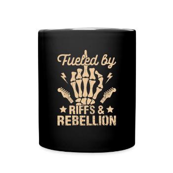 Rock And Roll - Full Colour Mug - black - Front