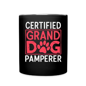 Dog Grandma Gifts - Full Colour Mug - black - Front
