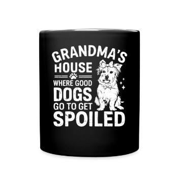 Cadeaux de grand-mère pour chien - Mug uni - noir - Devant