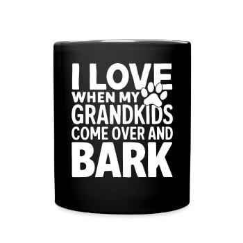 Cadeaux de grand-mère pour chien - Mug uni - noir - Devant