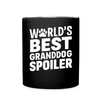 Dog Grandma Gifts - Full Colour Mug - black - Front