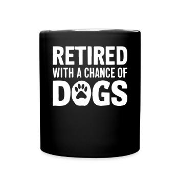 Dog Grandma Gifts - Full Colour Mug - black - Front