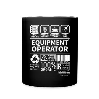 Opérateur d’équipement multitâche résolution de problèmes - Mug uni - noir - Devant