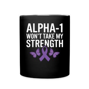 Trouble de la conscience du déficit en alpha-1 antitrypsine - Mug uni - noir - Devant