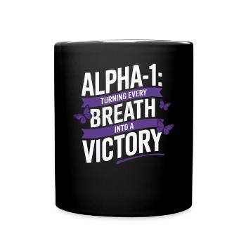 Trouble de la conscience du déficit en alpha-1 antitrypsine - Mug uni - noir - Devant