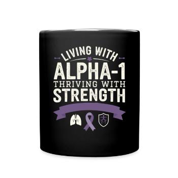 Trouble de la conscience du déficit en alpha-1 antitrypsine - Mug uni - noir - Devant
