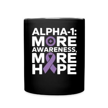 Trouble de la conscience du déficit en alpha-1 antitrypsine - Mug uni - noir - Devant