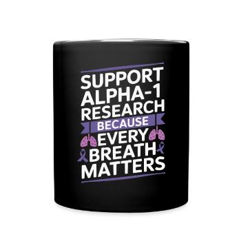 Trouble de la conscience du déficit en alpha-1 antitrypsine - Mug uni - noir - Devant