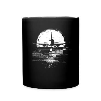 Airliner - Full Colour Mug - black - Front