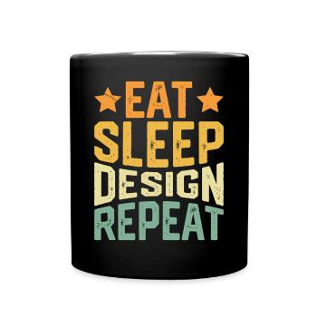 Architekt - Tasse einfarbig - Schwarz - Vorne