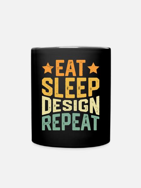 Architekt - Tasse einfarbig - Schwarz