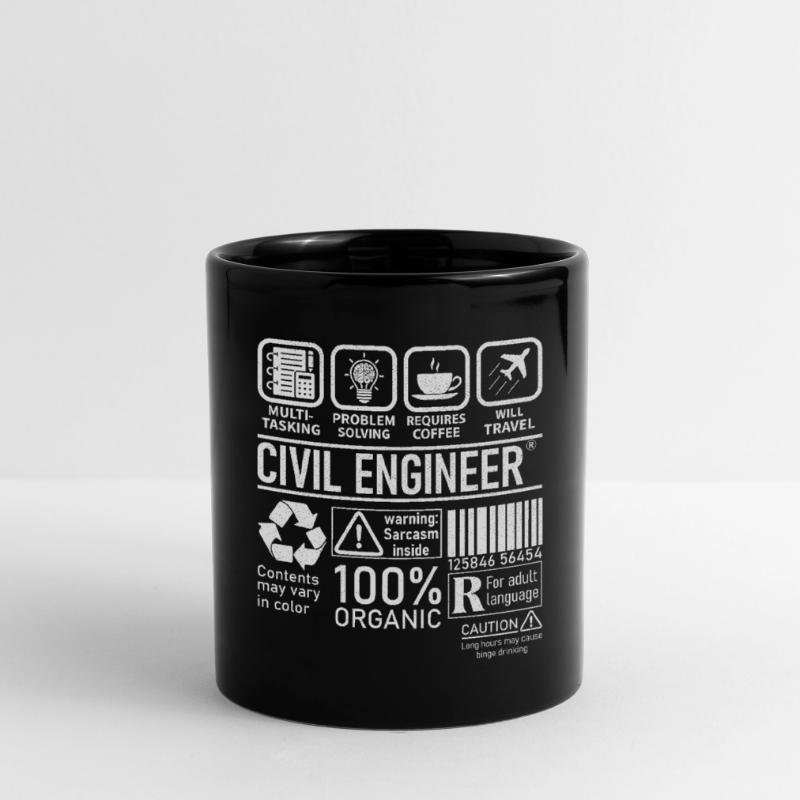 Civil Engineer multi tasking problem solving Tasse einfarbig