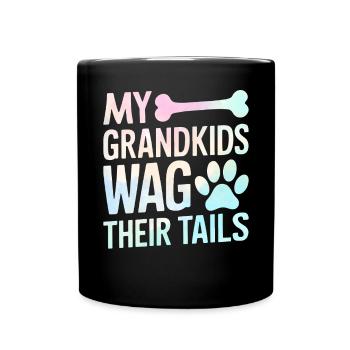 Cadeaux de grand-mère pour chien - Mug uni - noir - Devant