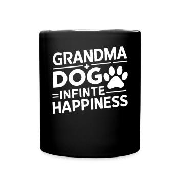 Cadeaux de grand-mère pour chien - Mug uni - noir - Devant