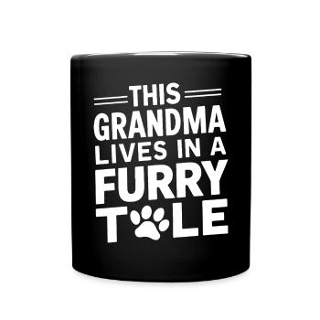 Cadeaux de grand-mère pour chien - Mug uni - noir - Devant